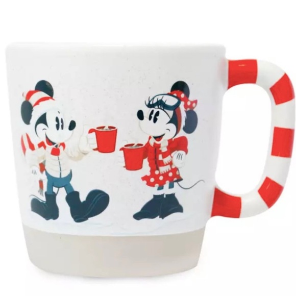NWT Disney Mickey and Minnie Christmas Mug - Picture 2 of 5